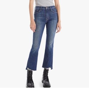 MOTHER -Insider Crop Step Fray in Not Enough Rough